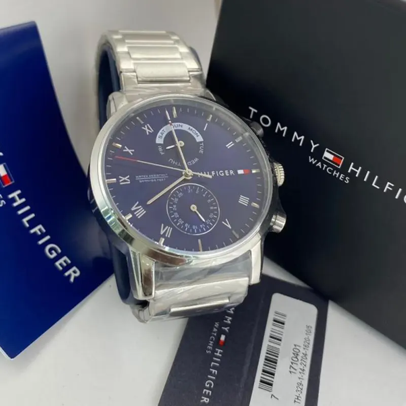 Tommy Hilfiger Kane Blue Dial Men's Watch- 1710401